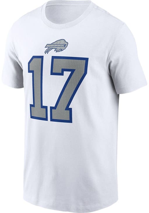 Josh Allen Buffalo Bills White Rivalry Short Sleeve Player T Shirt