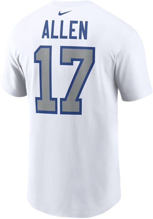 Josh Allen Buffalo Bills White Rivalry Short Sleeve Player T Shirt