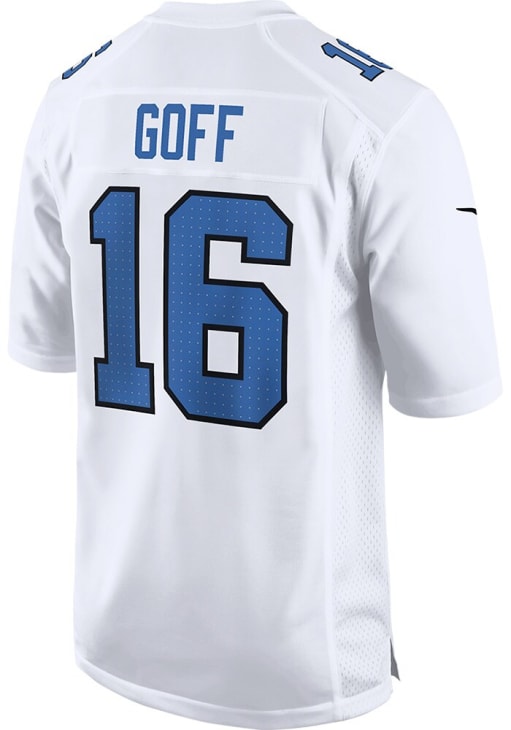 Jared Goff  Nike Detroit Lions White Tundra Football Jersey