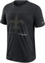 New Orleans Saints Nike DFCT Team Issue T Shirt - Black
