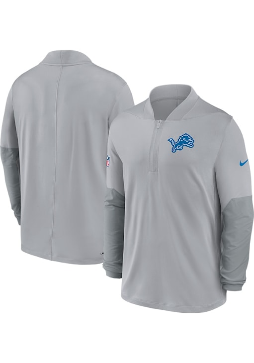 Nike Detroit Lions Mens GREY Sideline Pullover 173219607