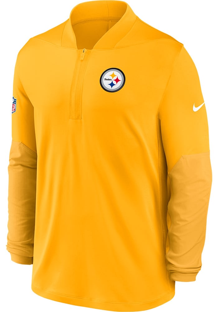 Nike Pittsburgh Steelers Mens GOLD Sideline Pullover - 173219619