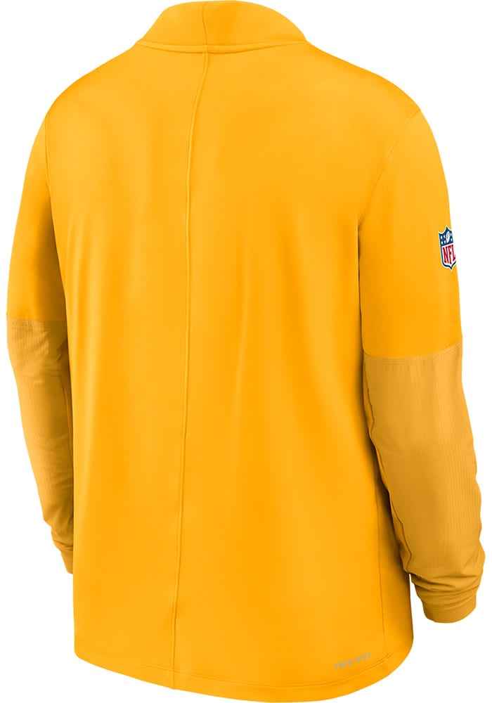 Nike Pittsburgh Steelers Mens GOLD Sideline Pullover - 173219619
