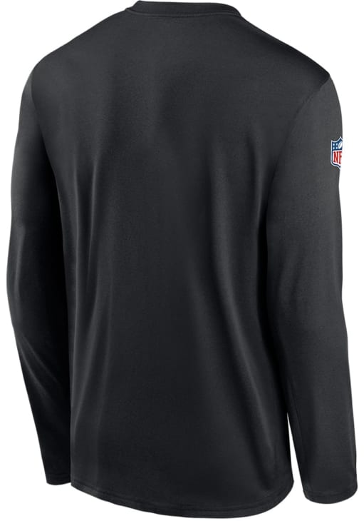Nike Detroit Lions Black Sideline Long Sleeve T-Shirt