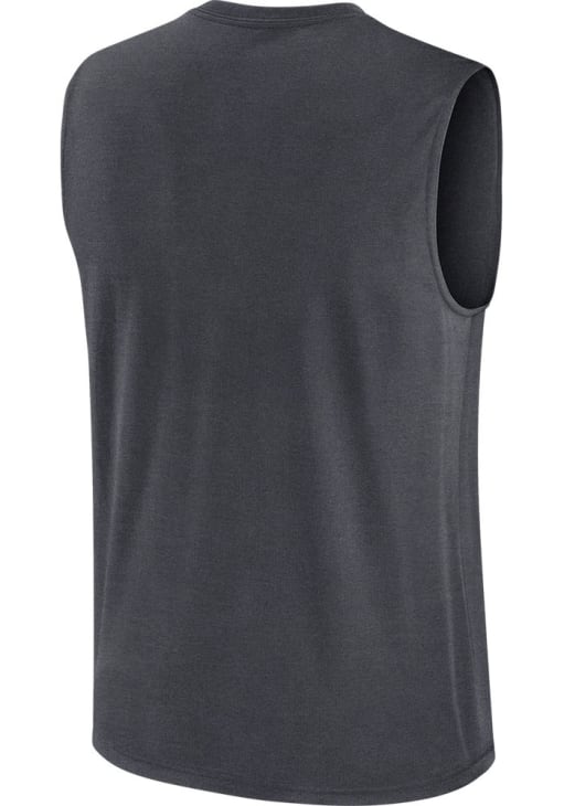 Nike Detroit Lions Mens Grey Legend Short Sleeve Tank Top