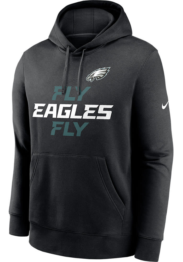 black nike eagles hoodie