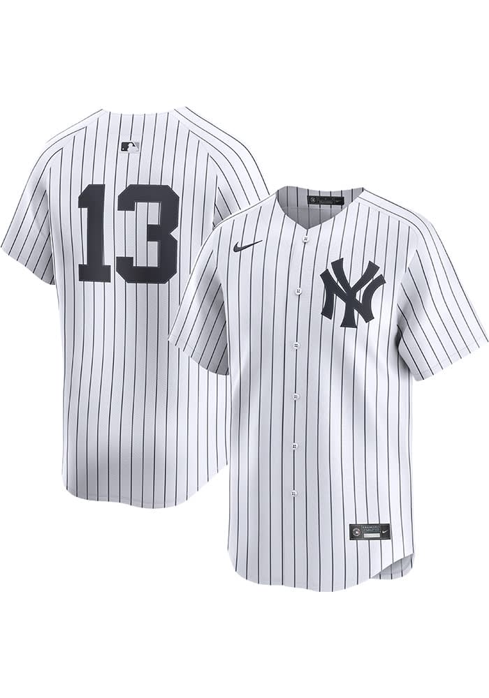 Jazz Chisholm Jr. New York Yankees Mens White Home Number Only