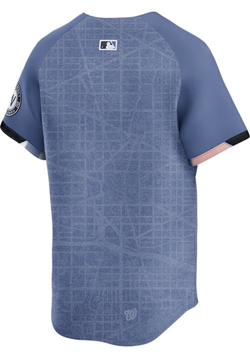 Nike Washington Nationals Mens BLUE City Connect Limited Baseball