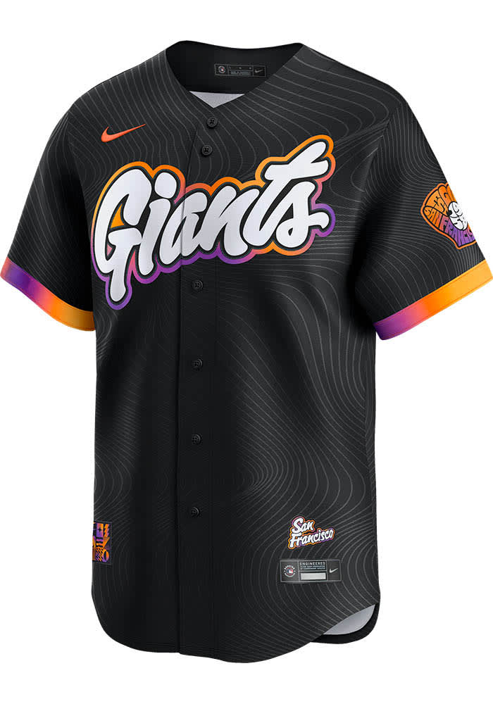 NIKE サンフランシスコGIANTS ユニフォーム XL Nike San Francisco Giants Mens BLACK City Connect Limited