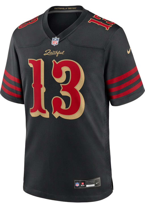 Brock Purdy  Nike San Francisco 49ers Black Alt Game Football Jersey