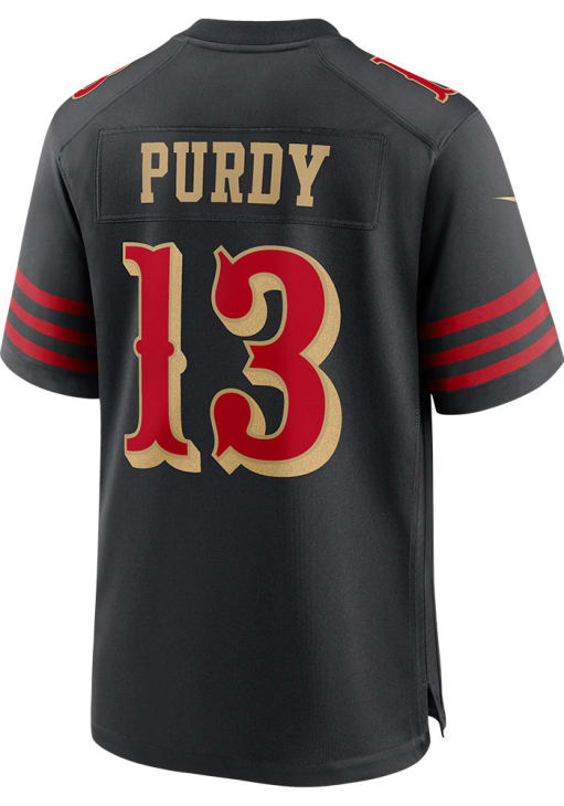 Brock Purdy  Nike San Francisco 49ers Black Alt Game Football Jersey