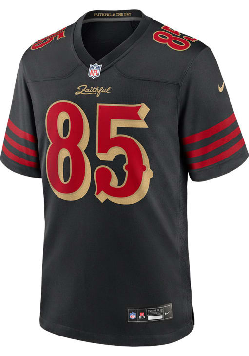 George Kittle  Nike San Francisco 49ers Black Alt Game Football Jersey