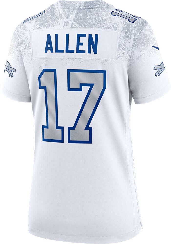 Josh Allen Womens Buffalo Bills White Alt Game Football Jersey