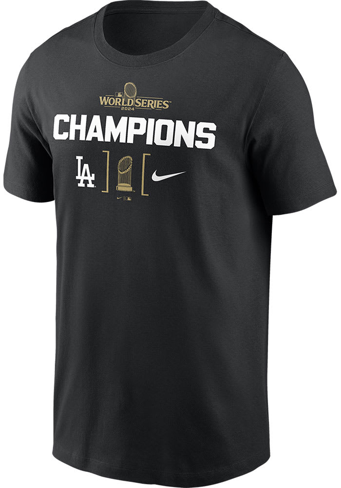 Nike JERA CENTRALLEAGUE 2024チャンピオンズTシャツ Nike Los Angeles Dodgers BLACK 2024 WS Champion 2 Short