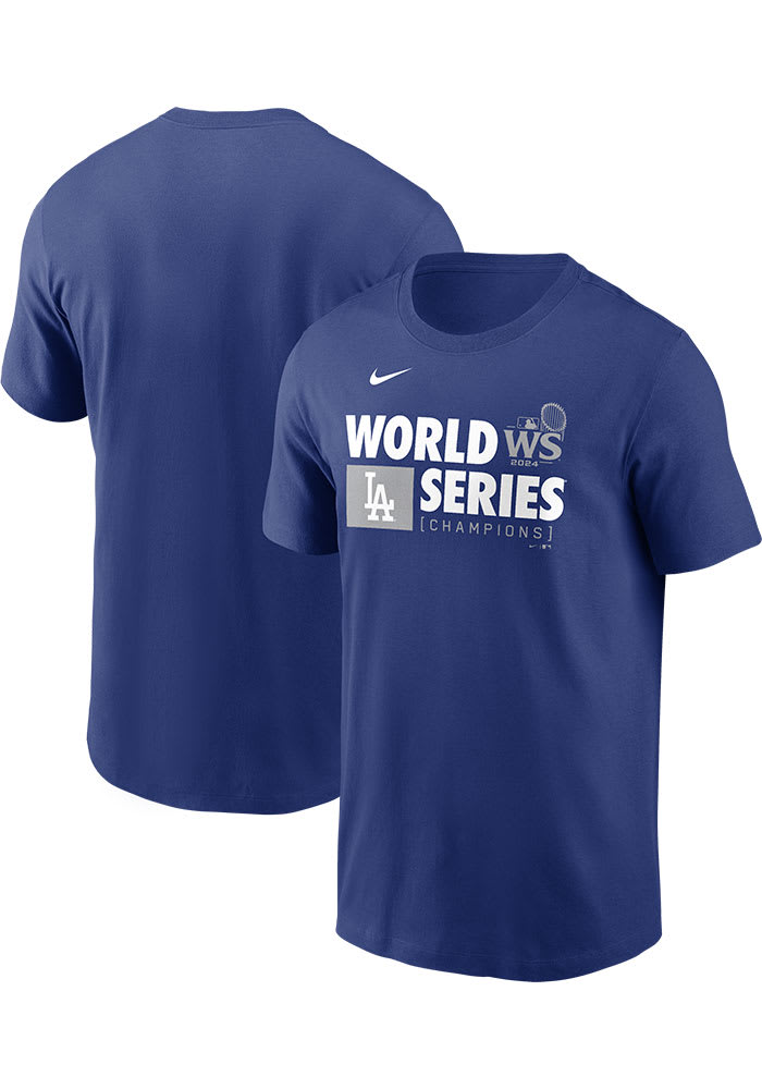 Nike Los Angeles Dodgers ROYAL 2024 WS Champion 5 Short Sleeve T