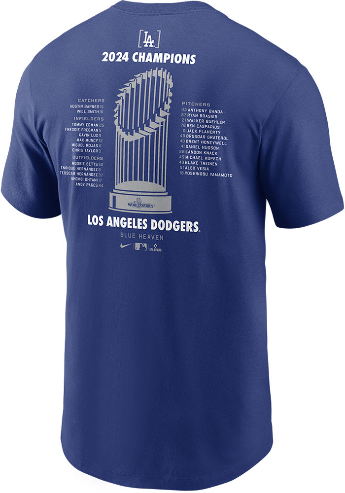 nike dodgers championship shirt