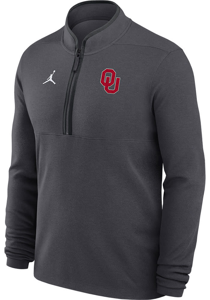 【Nike】Oklahoma Sooners Victory Jordan Zip Long-Sleeve Top Oklahoma Sooners Victory Men's Nike Dri-FIT College 1/2-Zip