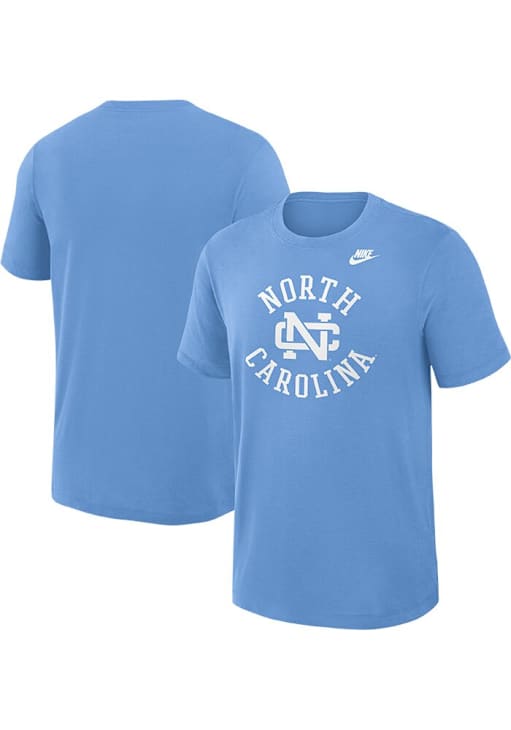 Nike North Carolina Tar Heels LIGHT BLUE Legacy Short Sleeve T
