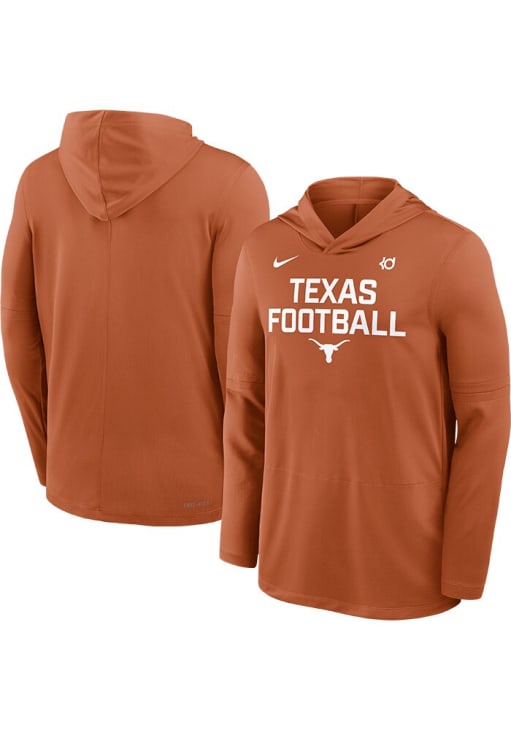 Nike Texas Longhorns Mens Burnt Orange Dri-Fit Hood