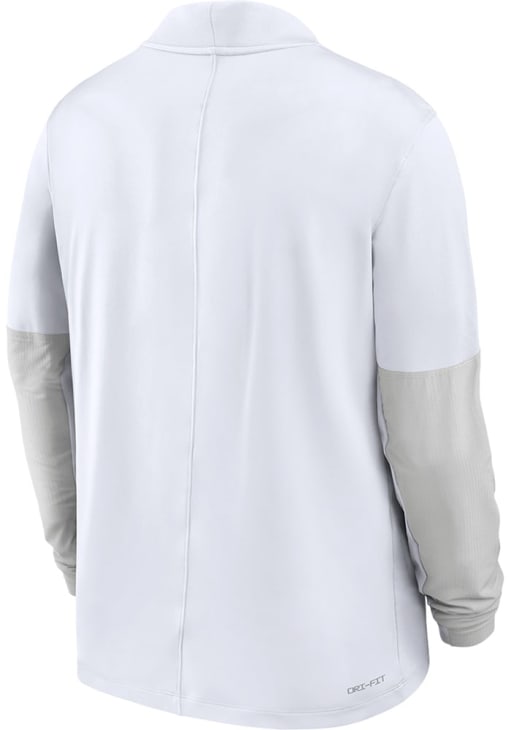 Nike Texas Longhorns Mens White Dri-Fit Long Sleeve Qtr Zip Pullover