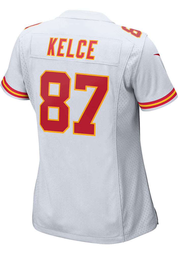 Nike Kansas City Chiefs No87 Travis Kelce Olive/Camo Women's Stitched NFL Limited 2017 Salute to Service Jersey