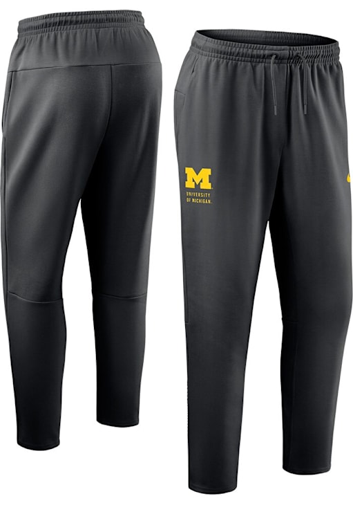 Nike Michigan Wolverines Mens Black Dri-Fit Pants