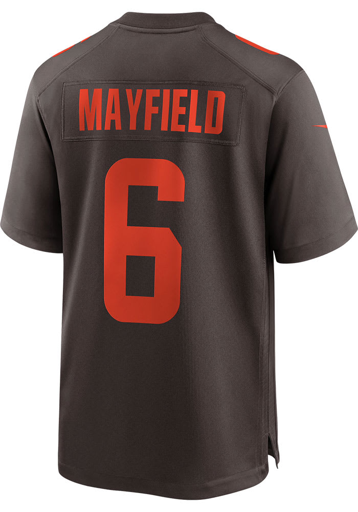 NFL NIKE MAYFIELD ゲームシャツ Baker Mayfield Cleveland Browns BROWN Alternate Game Jersey - 17322179