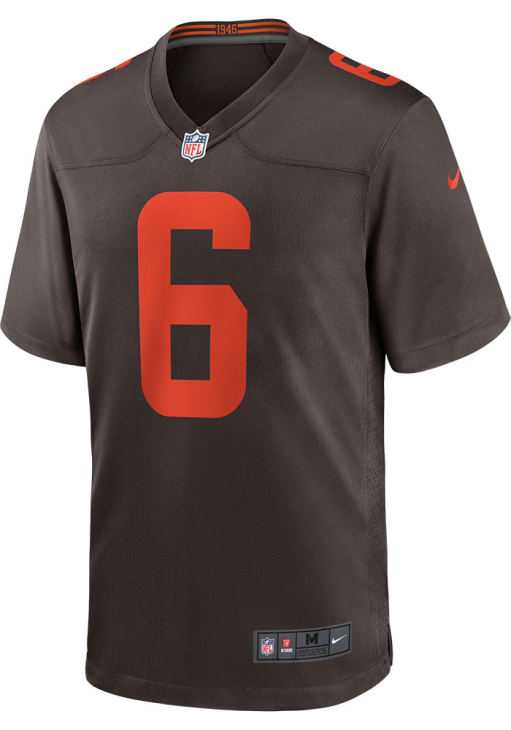 Baker Mayfield  Nike Cleveland Browns Brown Alternate Game Football Jersey