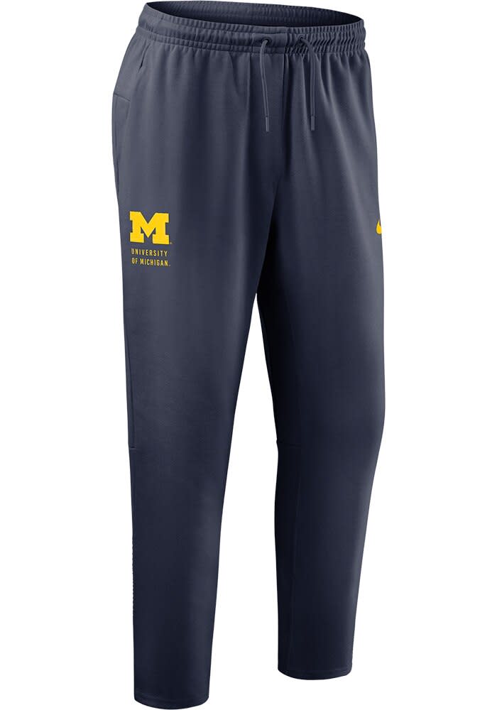 Nike Mens BLUE Michigan Wolverines Dri-Fit Pants - 173221800