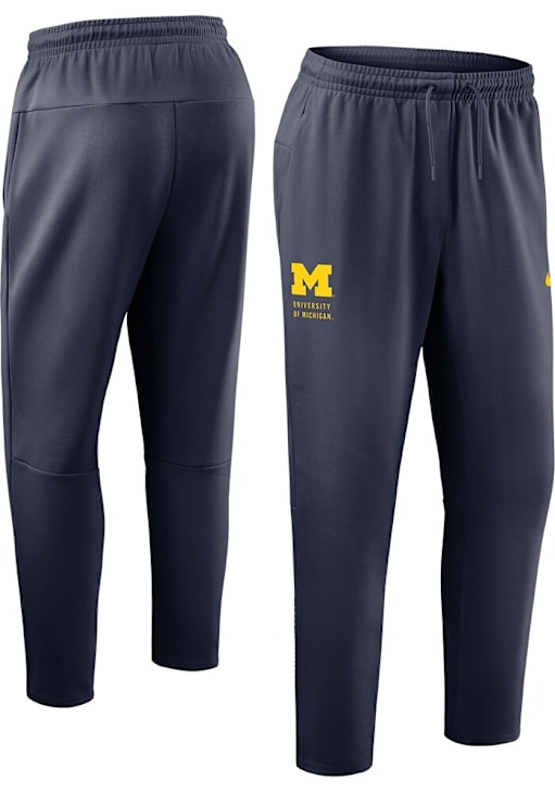 Nike Michigan Wolverines Mens Blue Dri-Fit Pants