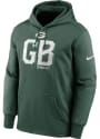 Green Bay Packers Nike Therma Hood - Green