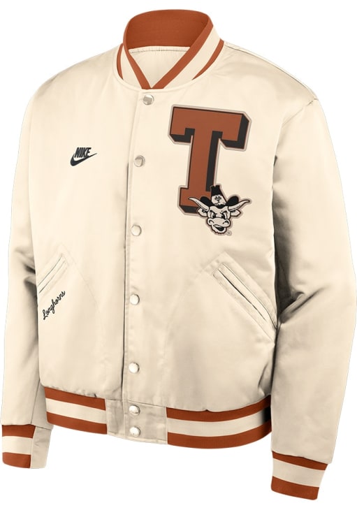 Nike Texas Longhorns Mens Natural Legacy Medium Weight Jacket