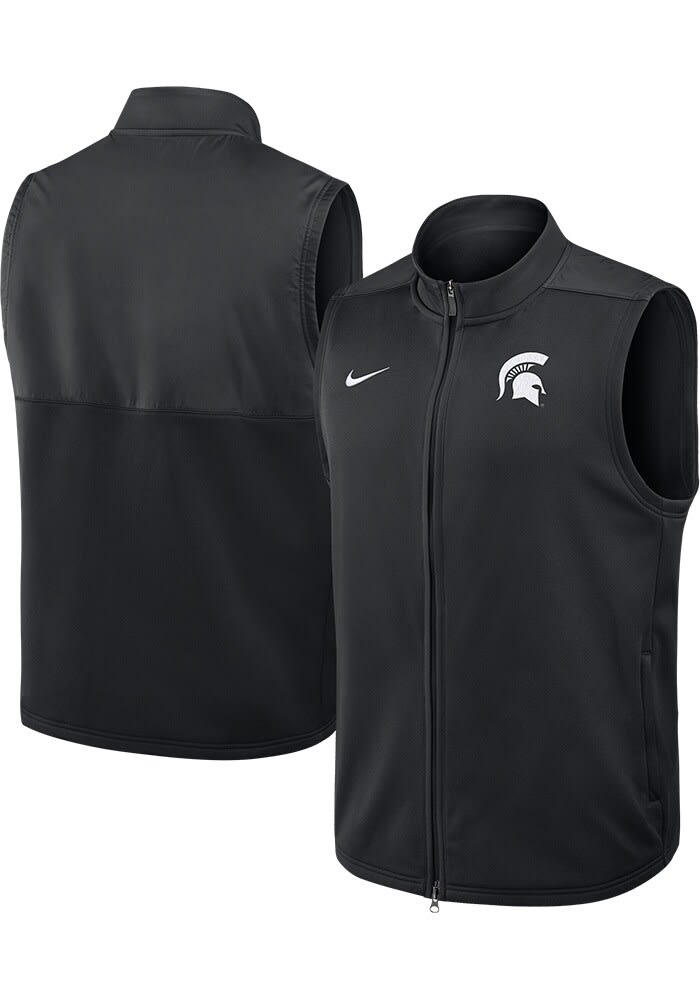 Nike Mens BLACK Michigan State Spartans Victory Sleeveless