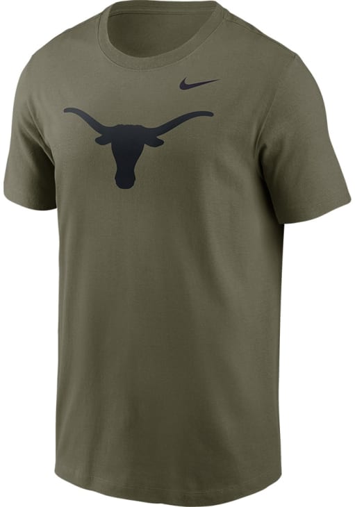 Nike Texas Longhorns Olive Dri-Fit Short Sleeve T Shirt