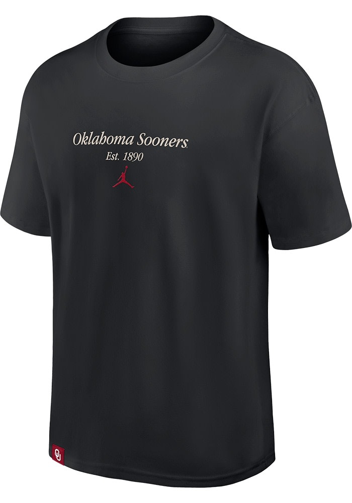 トップス oksoon original logo t shirt black Nike Oklahoma Sooners BLACK Max 90 Short Sleeve T Shirt