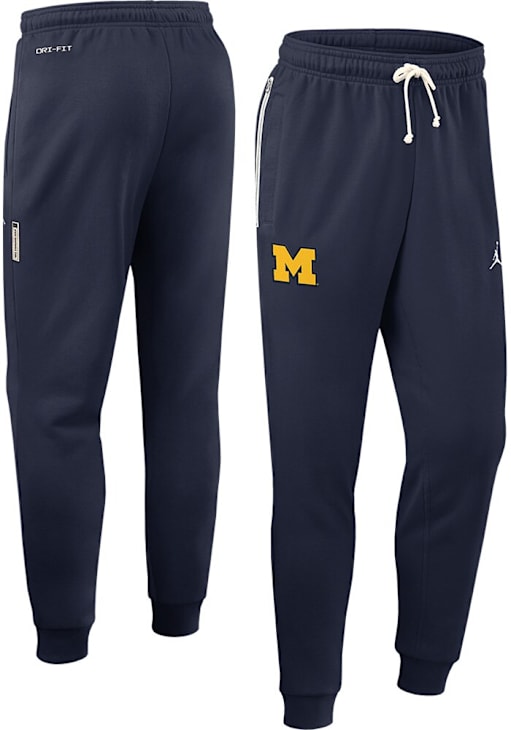 Nike Michigan Wolverines Mens Blue Dri-Fit Pants