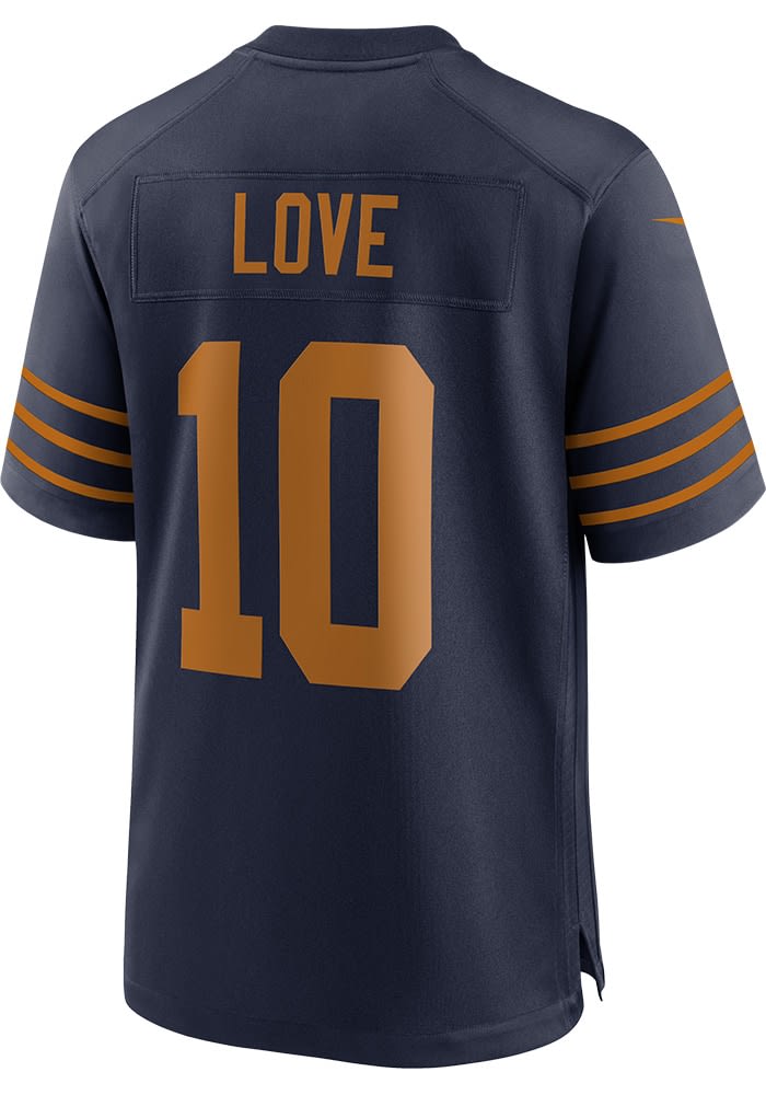 Jordan Love Green Bay Packers NAVY/GOLD Alt Jersey - 173222123