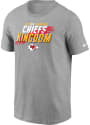 Kansas City Chiefs Nike 2020 Conference Champions Local T Shirt - Grey