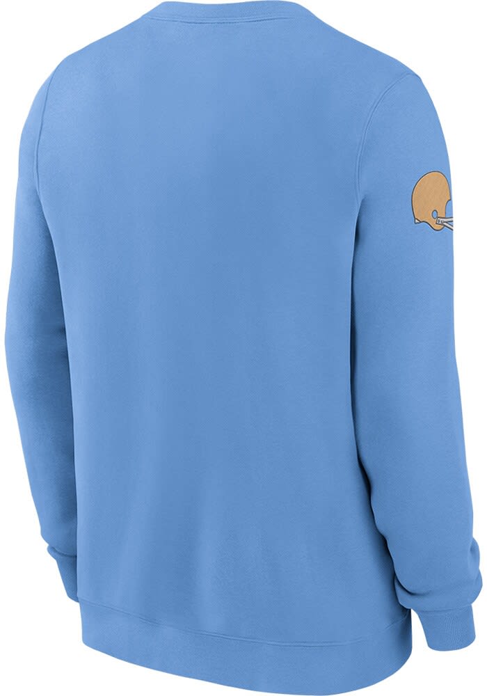 Nike UCLA Bruins Mens LIGHT BLUE Club Fleece Crew Sweatshirt