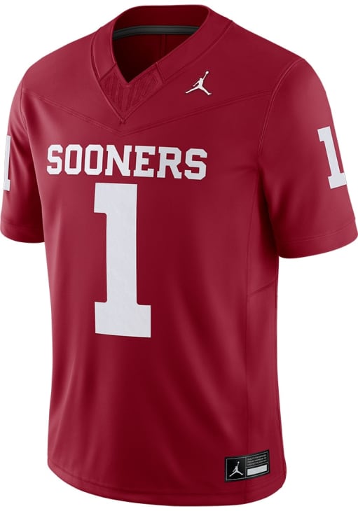Nike Oklahoma Sooners Cardinal Vapor Football Jersey