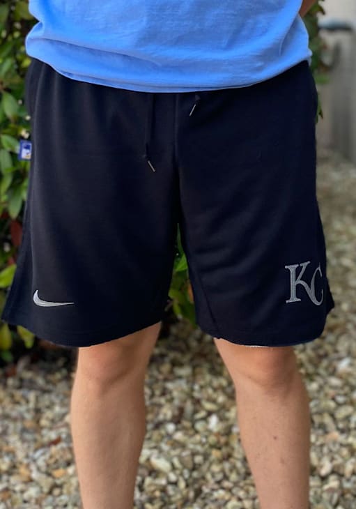 Kansas City Royals Mens Nike BLACK Flux Short Shorts 17322240