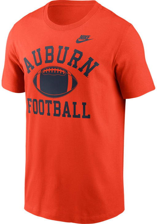 Nike Auburn Tigers Orange Legacy Football Short Sleeve T Shirt