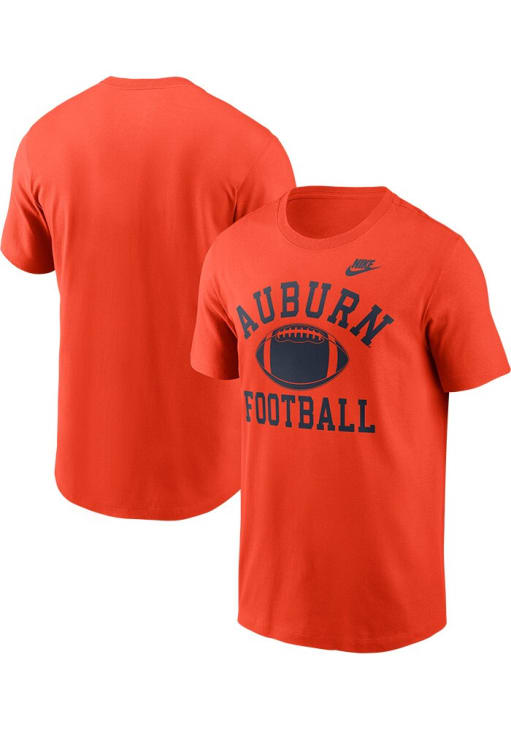 Nike Auburn Tigers Orange Legacy Football Short Sleeve T Shirt