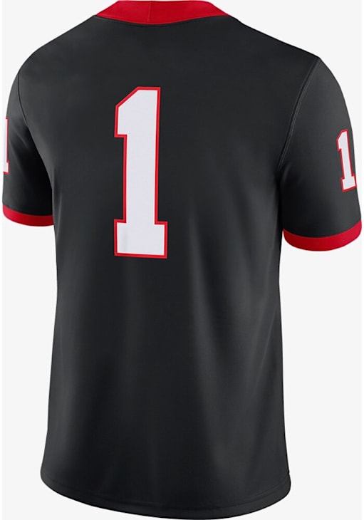 Nike Georgia Bulldogs BLACK Vapor Jersey 173223727