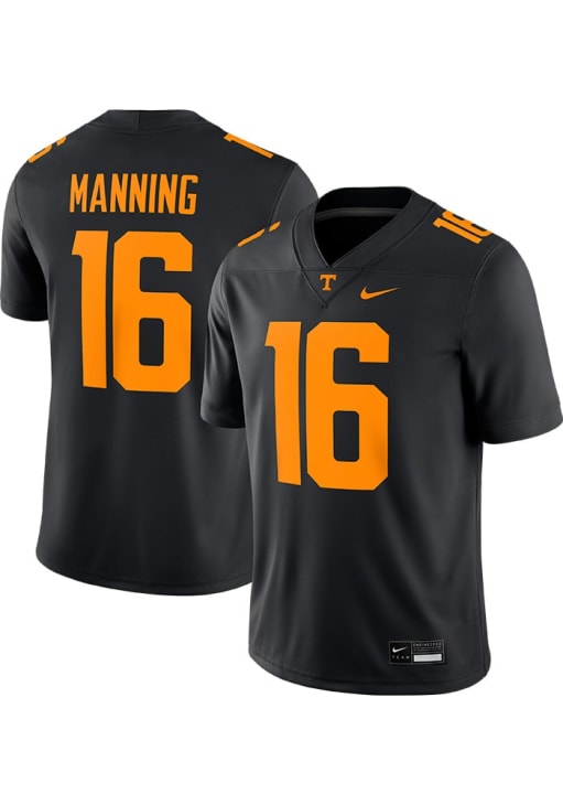 Peyton Manning  Nike Tennessee Volunteers Black Peyton Manning Vapor Football Jersey