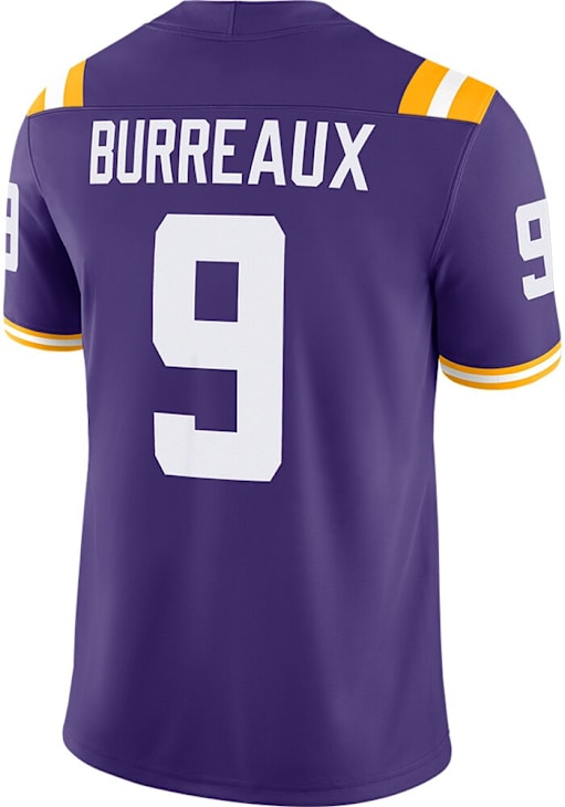 Joe Burreaux  Nike LSU Tigers Purple Joe Burreaux Vapor Football Jersey