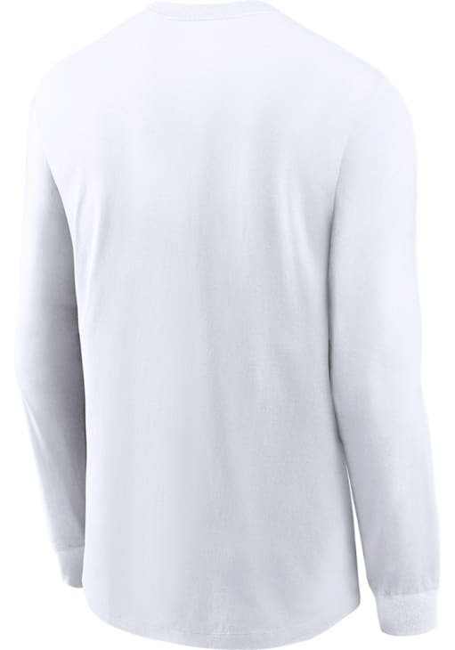Nike Texas Longhorns White Primary Logo Long Sleeve T Shirt