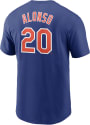 Pete Alonso New York Mets Nike Name Number T-Shirt - Blue