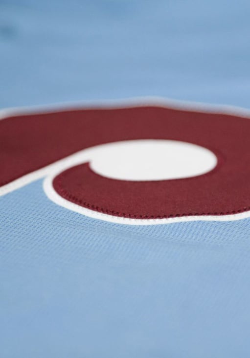 JT Realmuto Philadelphia Phillies Mens Replica Throwback Jersey - Light Blue
