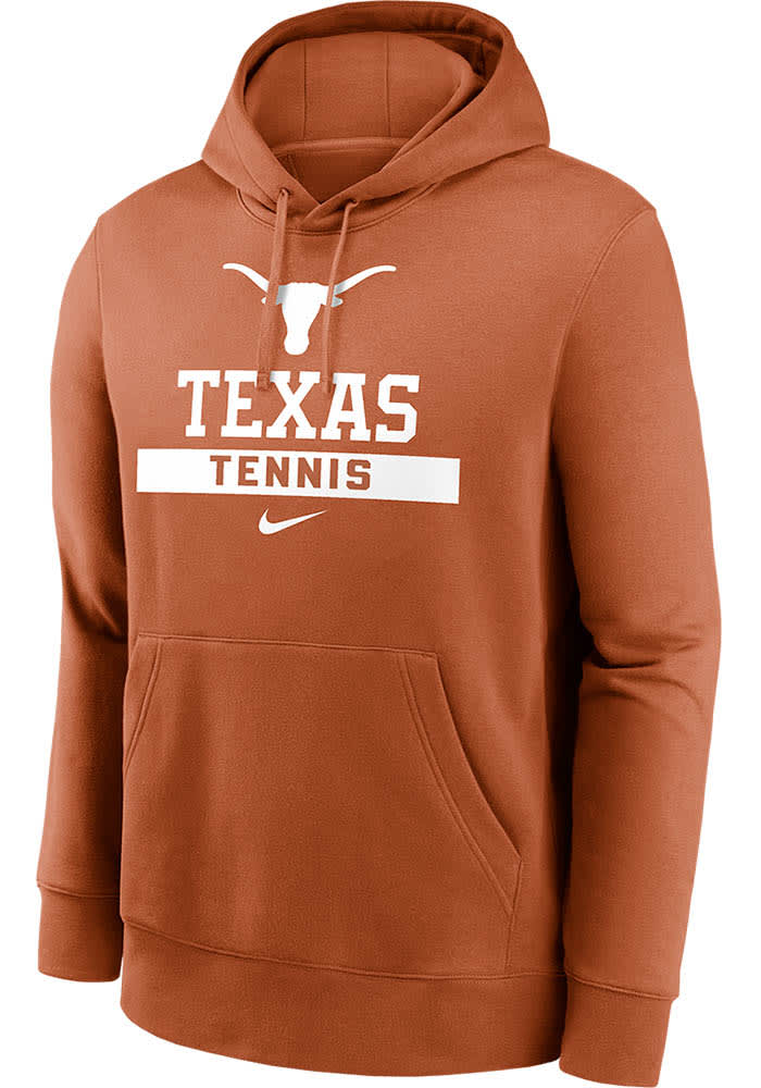 Nike Texas Longhorns Mens BURNTORANGE Club Fleece Hoodie - 173225091